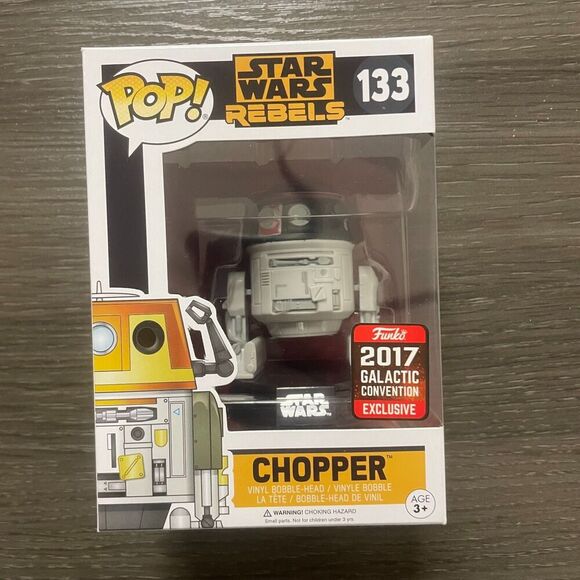 Funko Pop! Star Wars Rebels #133 Chopper Galactic Con Exclusive - Picture 1 of 6